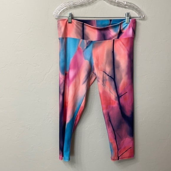 Onzie colorful crop leggings size M/L - Picture 1 of 11